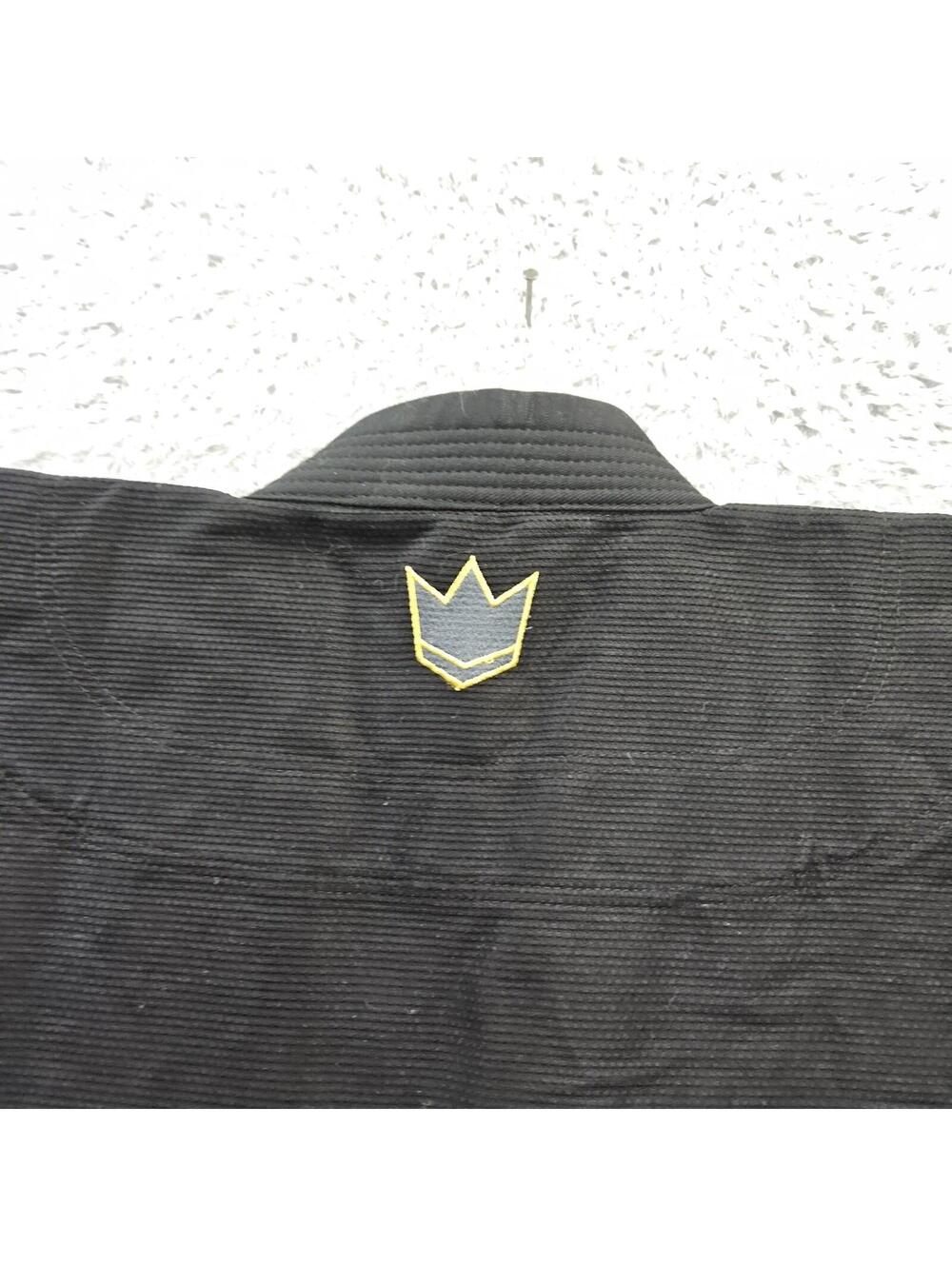 Kingz GI Top Jiu Juitsu Grapple Black F4 *Top Only* New W Tags no Belt - Picture 12 of 14